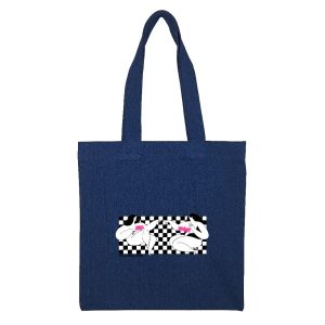 Cotton totebag Navy6 | هیدورا